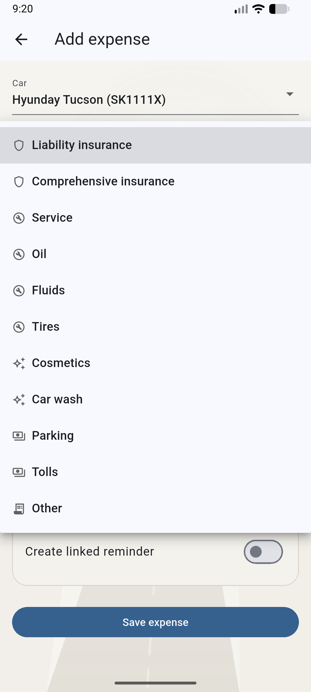 Przypomnienia serwisowe